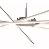 Star 69cm LED Chandelier 42W 3000K - Chrome