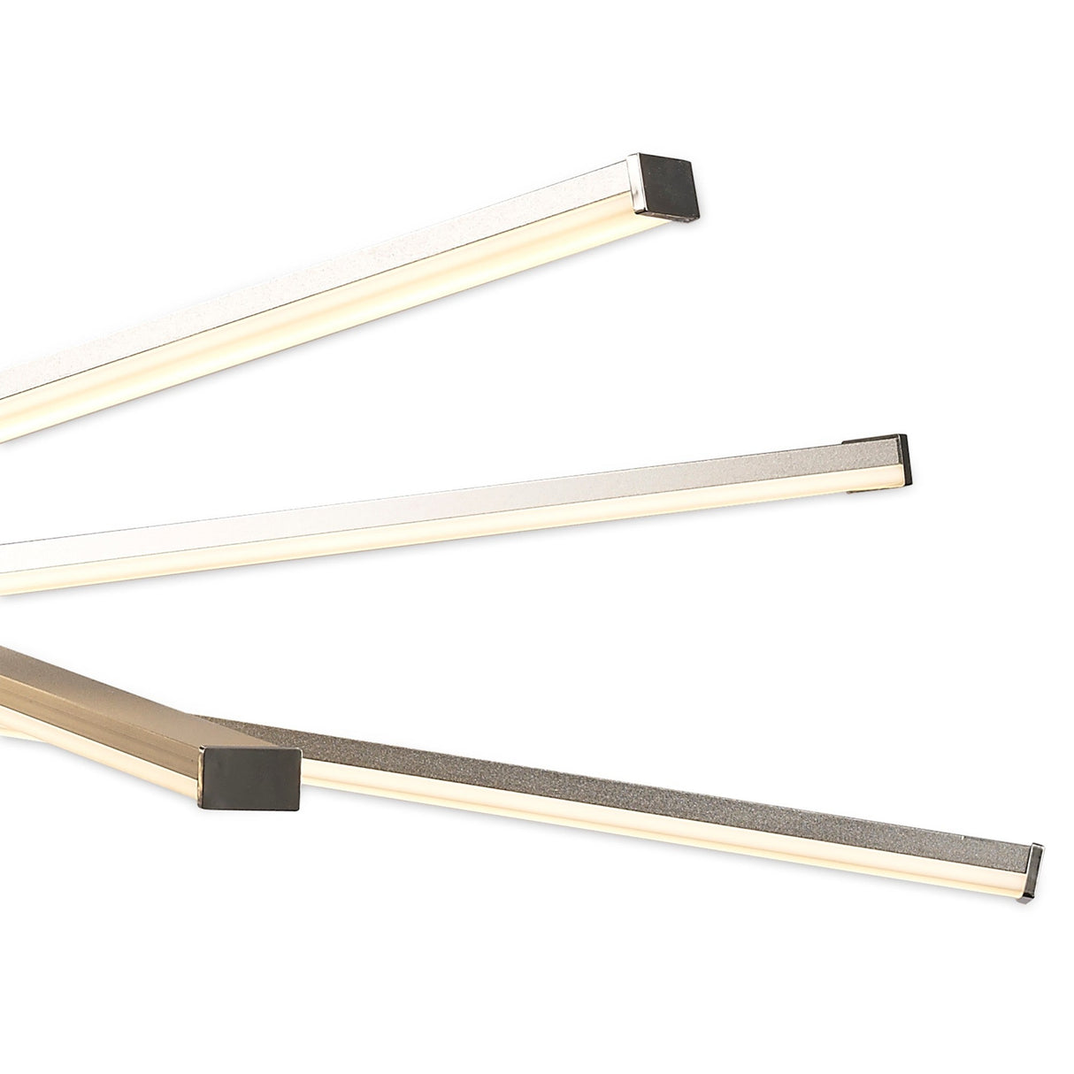 Star Dimmable LED Semi-Flush Ceiling Light 42W 3000K – Silver & Chrome