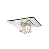 Starda 5 Light Crystal Flush Ceiling Light – Chrome