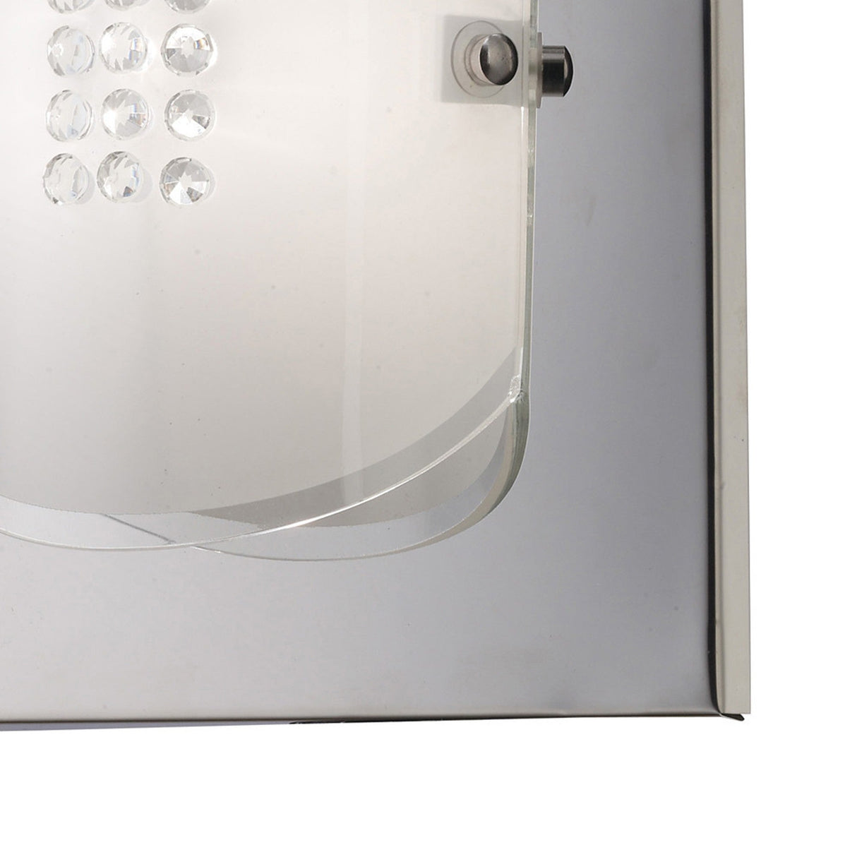 Starlis 1 Light Crystal Wall Light - Polished Chrome