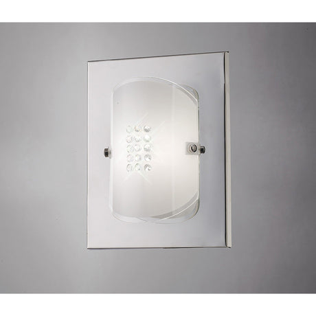 Starlis 1 Light Crystal Wall Light - Polished Chrome