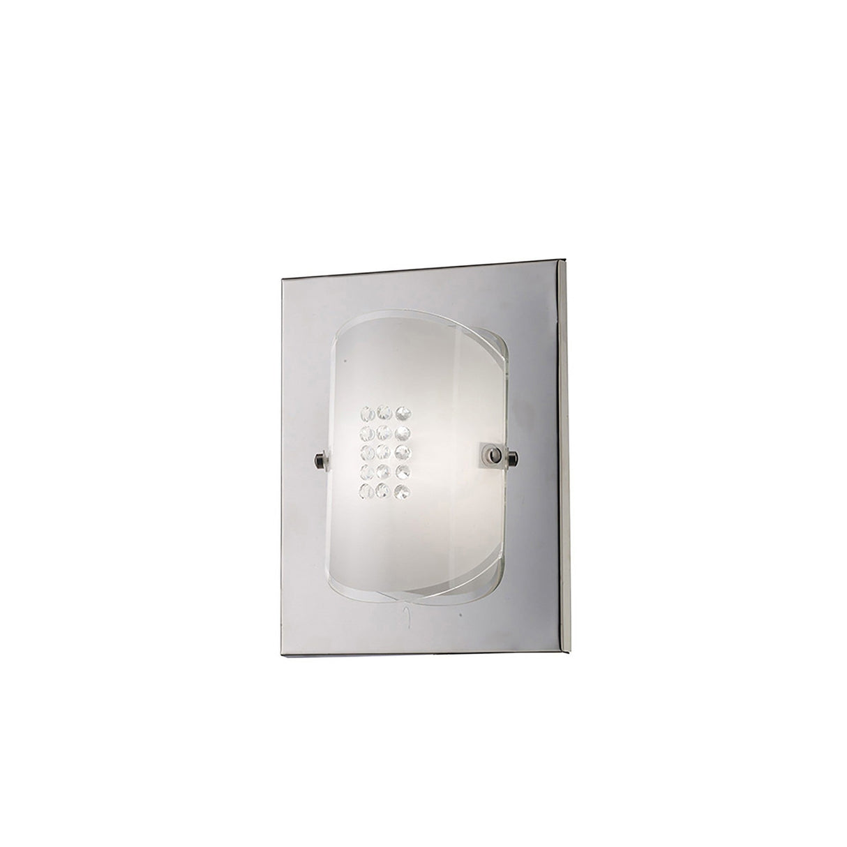 Starlis 1 Light Crystal Wall Light - Polished Chrome