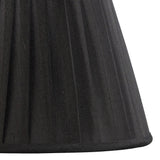 Stella Round Lampshade - Black, 15/25cm x 18.8cm