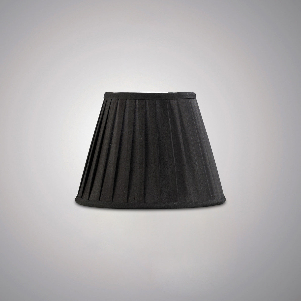Stella Round Lampshade - Black, 15/25cm x 18.8cm