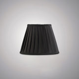 Stella Round Lampshade - Black, 15/25cm x 18.8cm