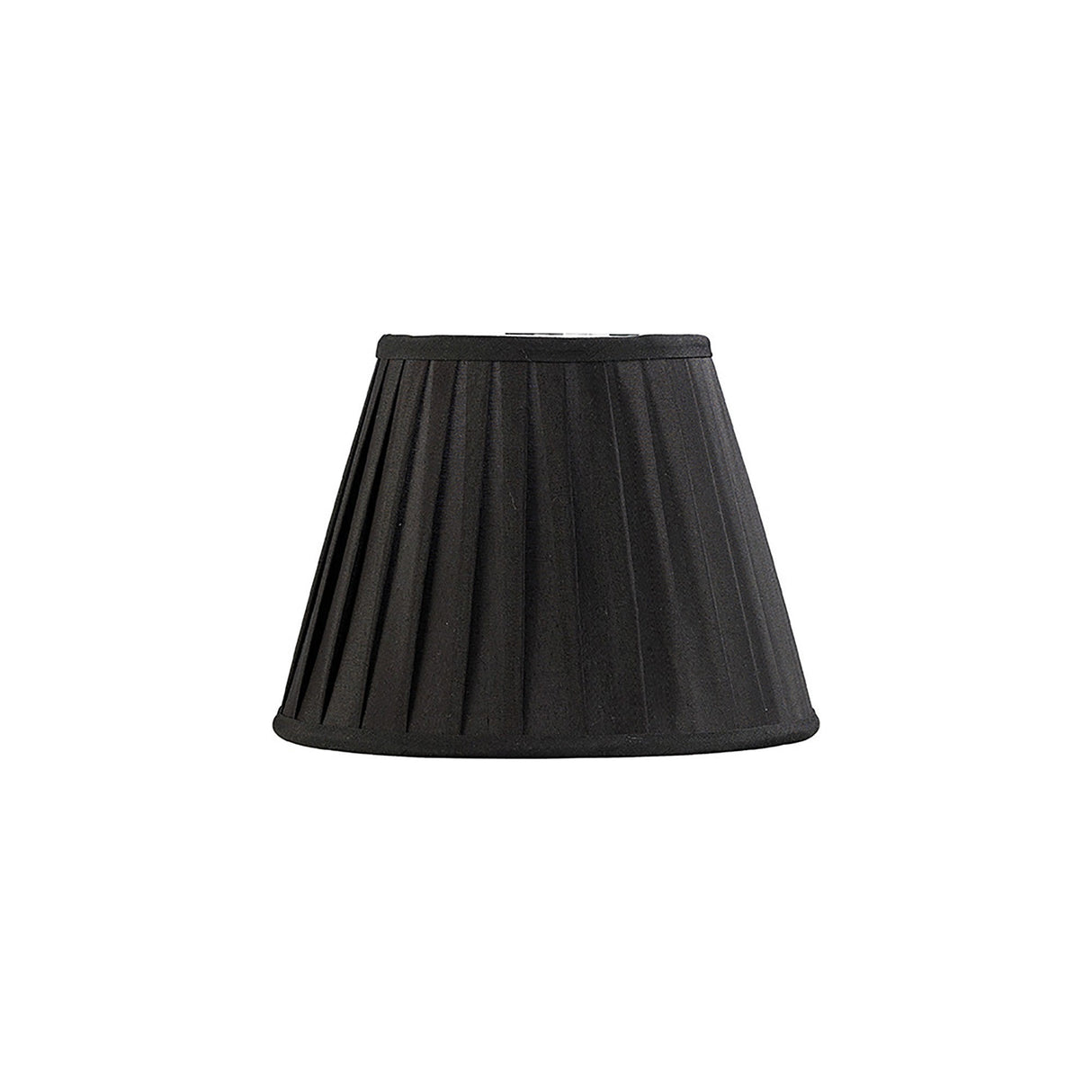 Stella Round Lampshade - Black, 15/25cm x 18.8cm