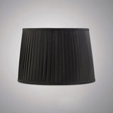 Stella Round Lampshade - Black, 30/35cm x 25cm
