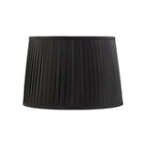 Stella Round Lampshade - Black, 30/35cm x 25cm