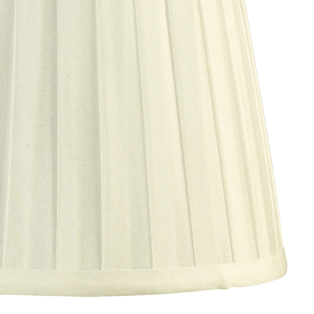 Stella Round Lampshade - Ivory, 15/20cm x 16.3cm