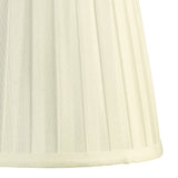 Stella Round Lampshade - Ivory, 15/20cm x 16.3cm