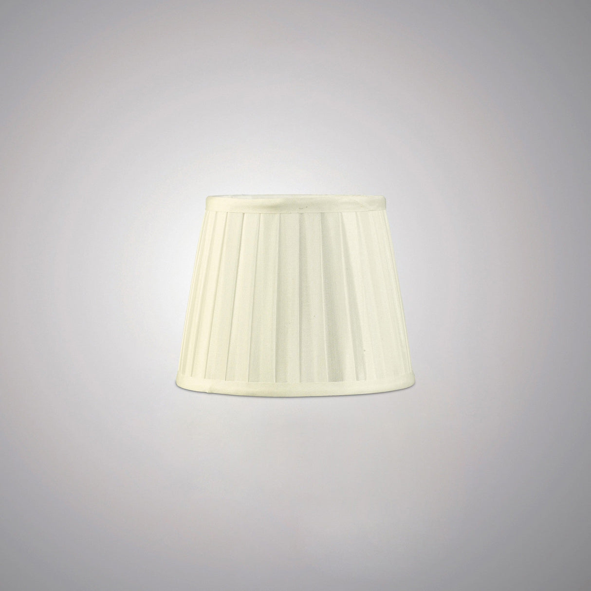 Stella Round Lampshade - Ivory, 15/20cm x 16.3cm
