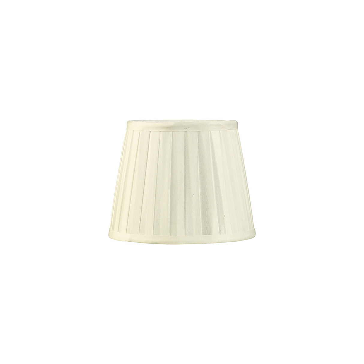 Stella Round Lampshade - Ivory, 15/20cm x 16.3cm