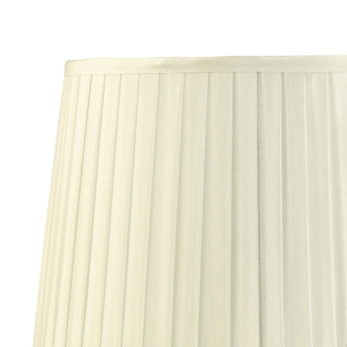 Stella Round Lampshade - Ivory, 25/30cm x 22.5cm