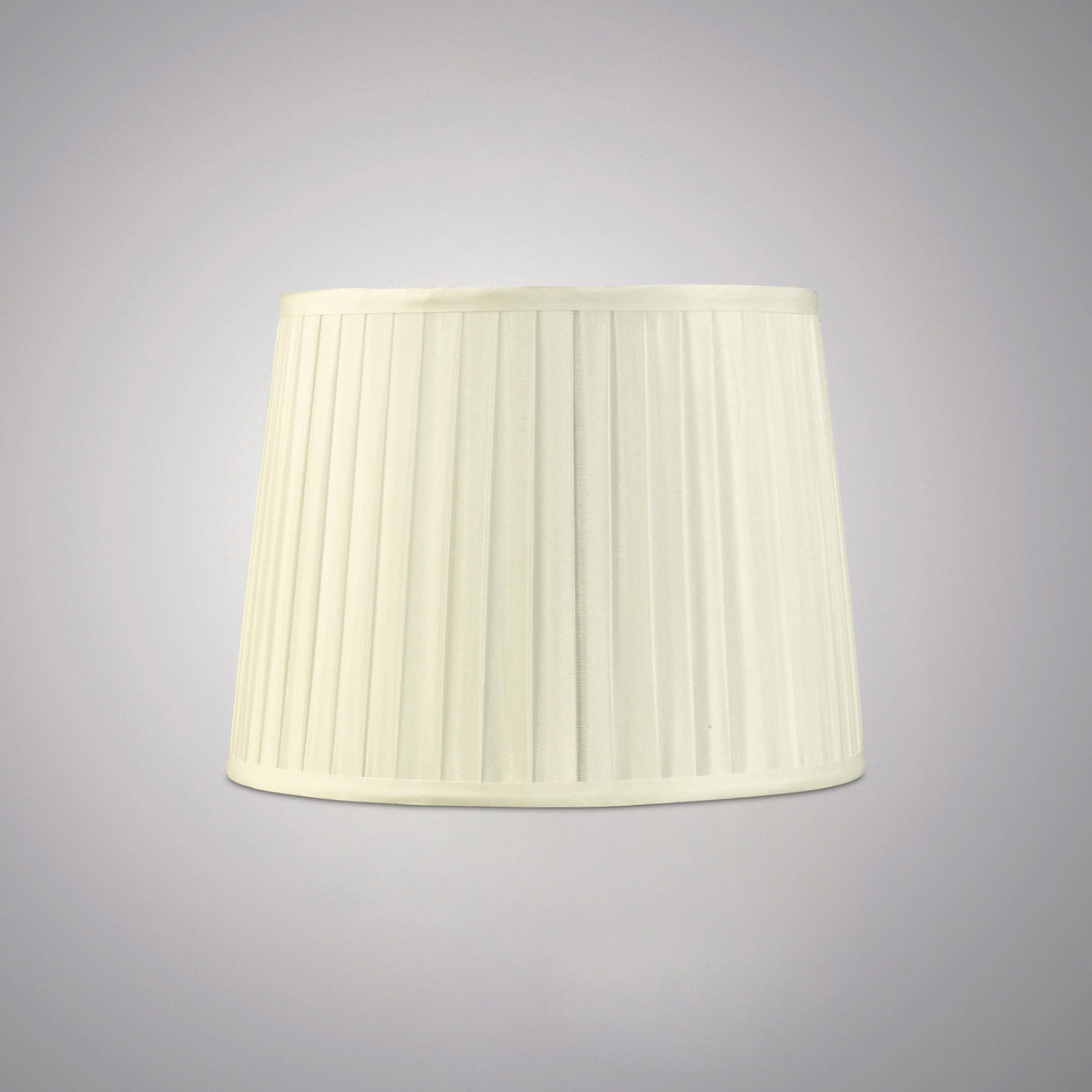Stella Round Lampshade - Ivory, 25/30cm x 22.5cm
