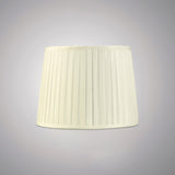 Stella Round Lampshade - Ivory, 25/30cm x 22.5cm