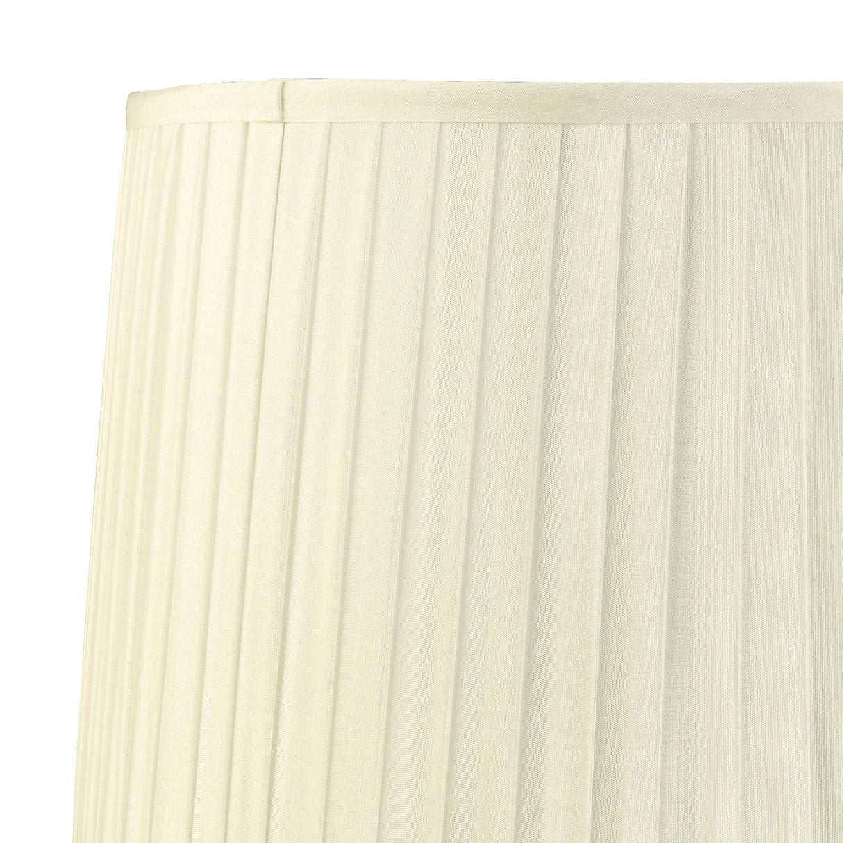 Stella Round Lampshade - Ivory, 30/35cm x 25cm