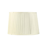 Stella Round Lampshade - Ivory, 30/35cm x 25cm