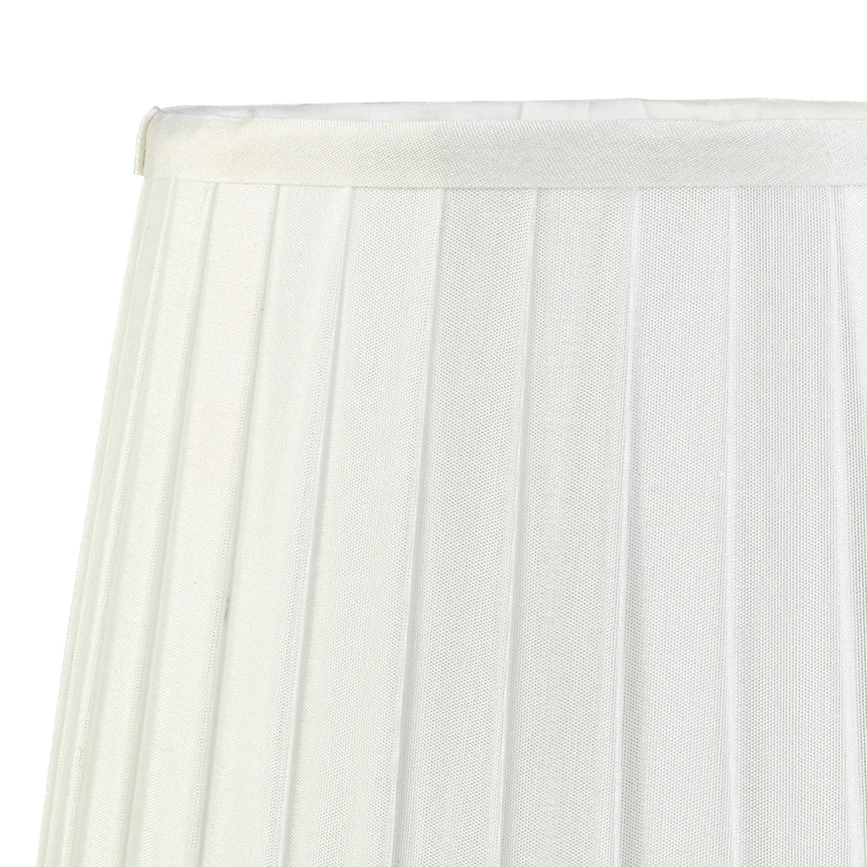 Stella Round Lampshade - White, 15/20cm x 16.3cm