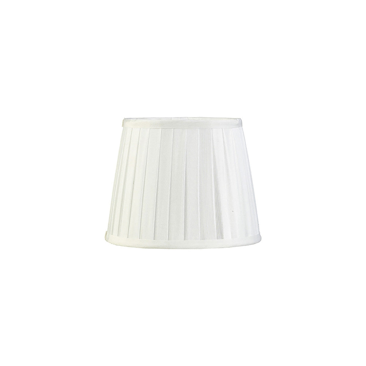 Stella Round Lampshade - White, 15/20cm x 16.3cm