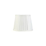 Stella Round Lampshade - White, 15/20cm x 16.3cm