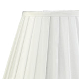 Stella Round Lampshade - White, 15/25cm x 18.8cm