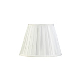Stella Round Lampshade - White, 15/25cm x 18.8cm