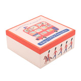 Wheels on The Bus Wooden Keepsake Box with Hinged Lid - Red