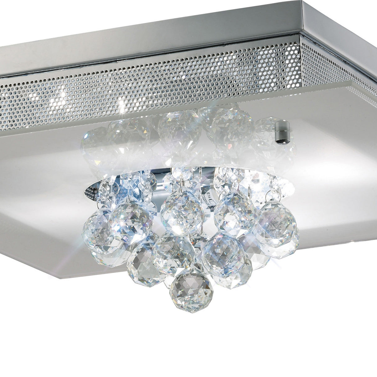 Tabitha 4 Light Flush Ceiling Light – Polished Chrome