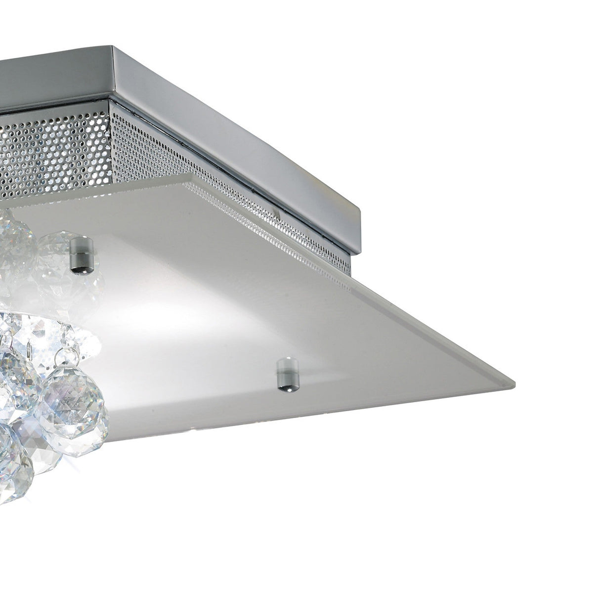 Tabitha 4 Light Flush Ceiling Light – Polished Chrome