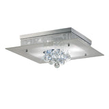Tabitha 4 Light Flush Ceiling Light – Polished Chrome