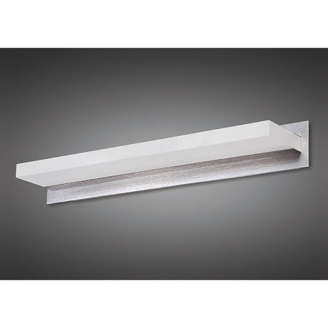 Taccia Large LED Wall Light 14W 3000K - Chrome/White