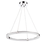 Tacca Round LED Suspension Light - Polished Chrome