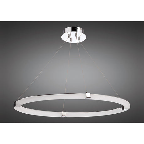 Tacca Oval LED Suspension Light - Polished Chrome