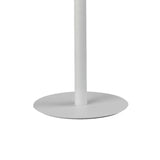 A close-up of the Take Blanco Dimmable LED Floor Lamp 9W 3000K in white shows its round base and sleek cylindrical design—ideal for modern interiors—set against a plain white background.
