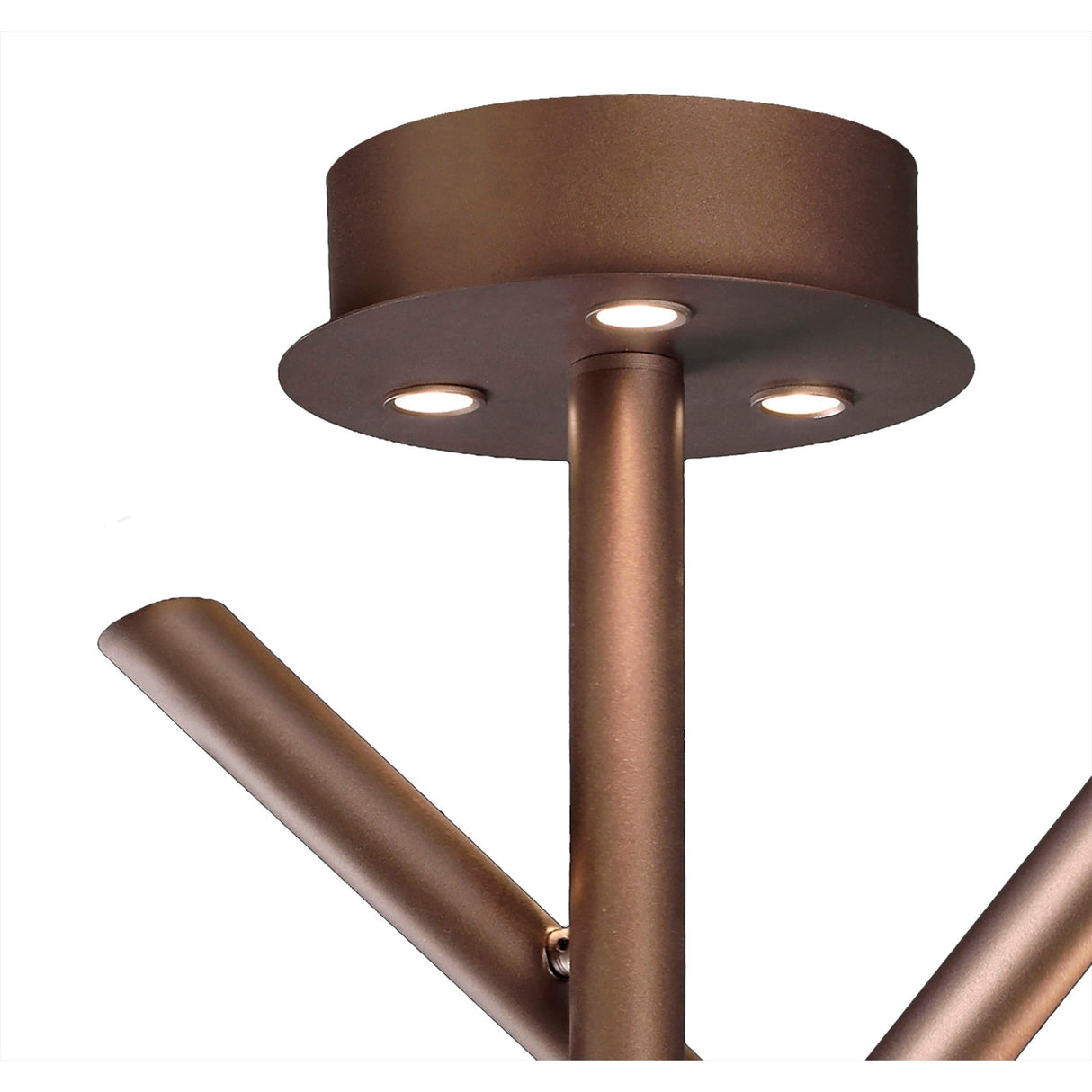 Take Dimmable LED Semi-Flush Ceiling Light 30W 3000K – Bronze