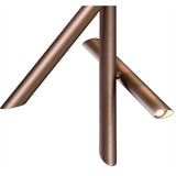 Take Dimmable LED Semi-Flush Ceiling Light 30W 3000K – Bronze