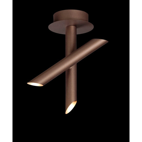 Take LED Semi-Flush Ceiling Light 9W 3000K – Bronze
