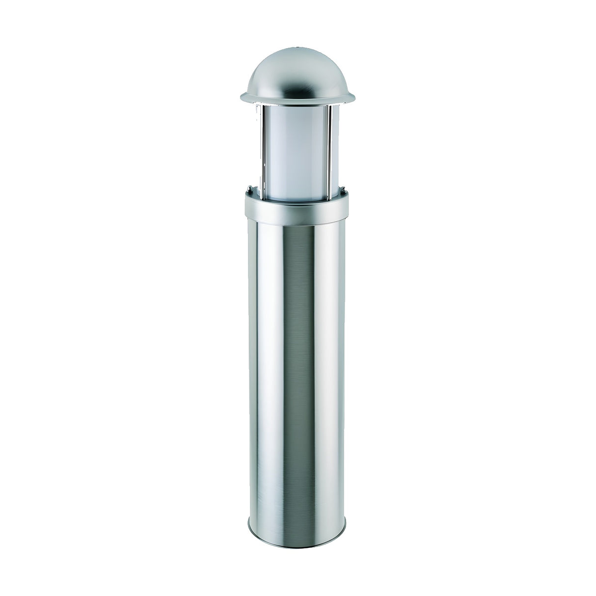 Tambour Steel Stainless Steel Outdoor Bollard Light - 75cm