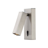 Tarifa Switched LED Wall/Reading Light - Satin Nickel
