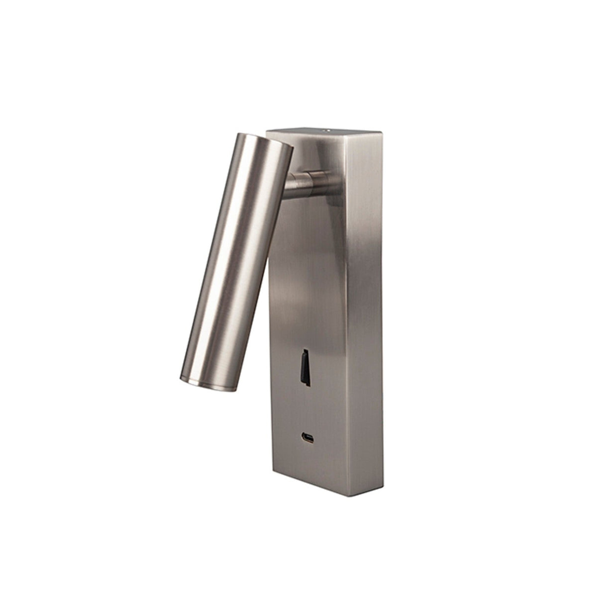 Tarifa II Adjustable LED Wall/Reading Light With USB-C - Nickel