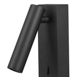 Tarifa III Adjustable LED Wall/Reading Light With USB-C - Black