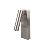Tarifa III Adjustable LED Wall/Reading Light With USB-C - Nickel