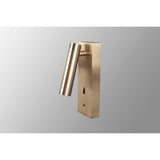 Tarifa III Adjustable LED Wall/Reading Light With USB-C - Brass