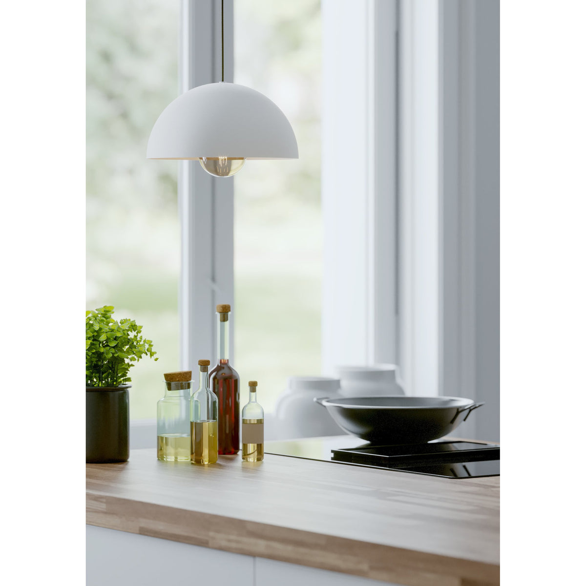 Tarvena Pendant Light 30cm - White
