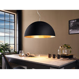 Tarvena Pendant Light 53cm - Black & Gold