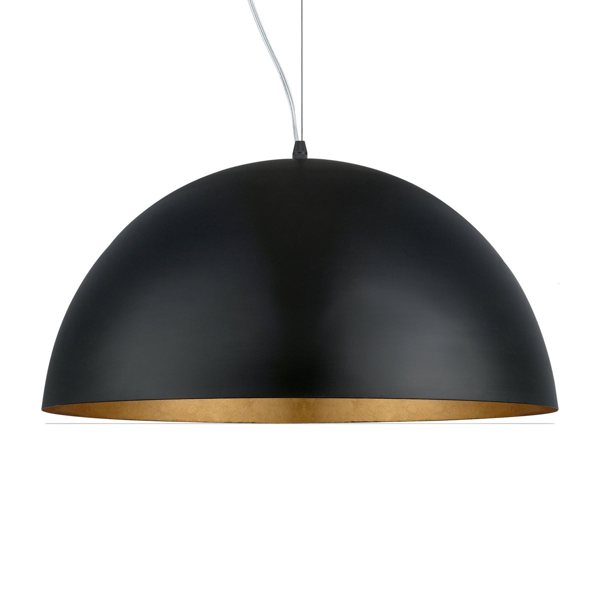 Tarvena Pendant Light 53cm - Black & Gold