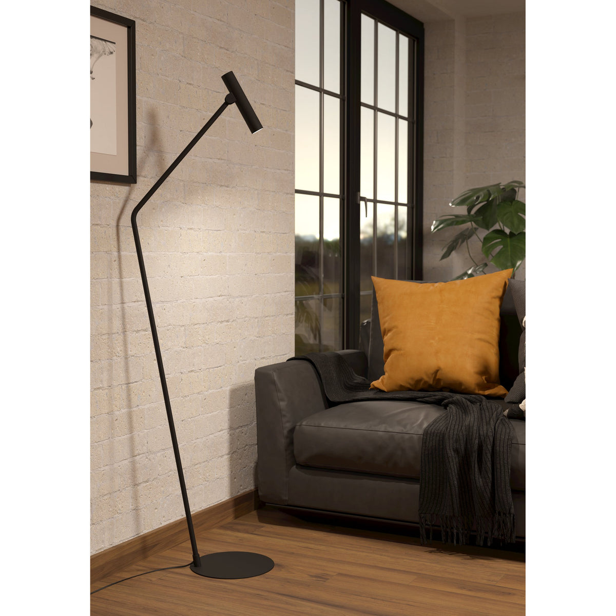 Tasmenne LED Floor Lamp - Black