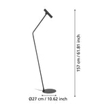 Tasmenne LED Floor Lamp - Black