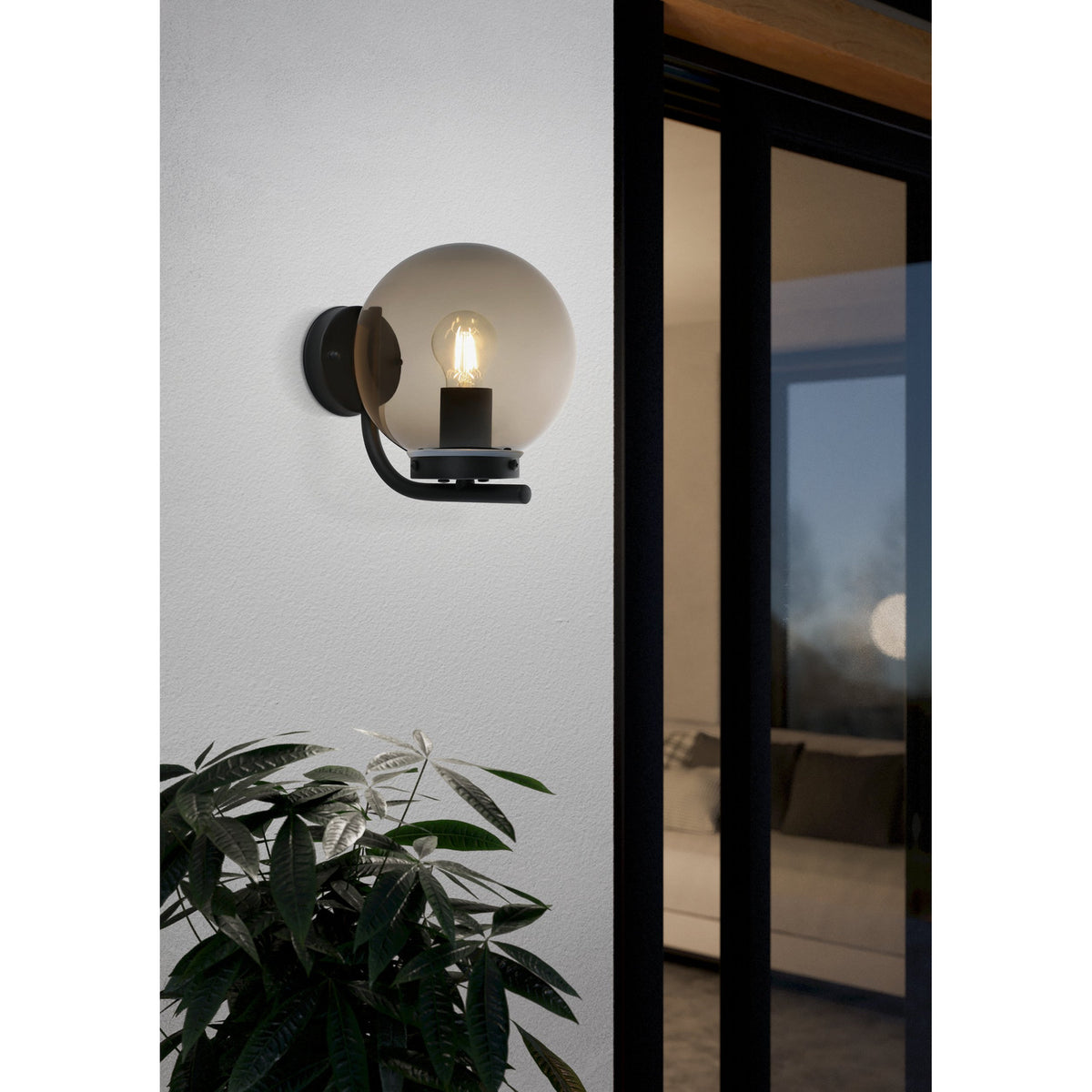 Taverna Outdoor Wall Light - Black