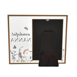 Nanna Wildflower Glass Photo Frame 6 x 4in - Clear & Gold
